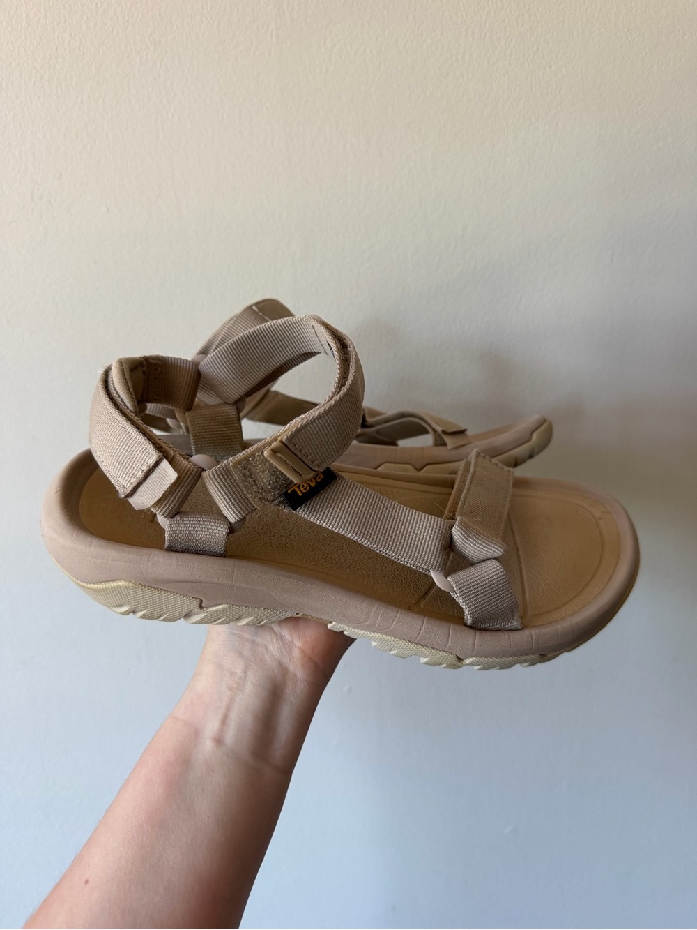 Teva Neutral Beige Adjustable Strap Sandals